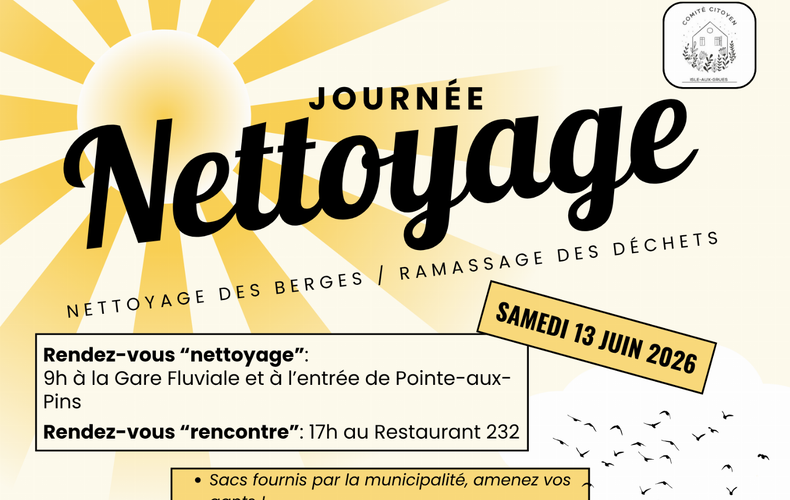 Journée de nettoyage des berges